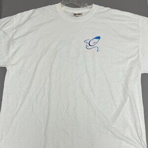 Walt Disney Park Epcot Dive Quest Shark Men's  White T Shirt Size 3XL